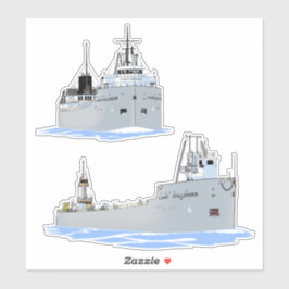 Großer Seenfrachter St Marys Challenger Aufkleber