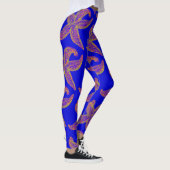 Großer Seesternfisch Thunder_Cove Blau Leggings (Rechts)