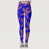Großer Seesternfisch Thunder_Cove Blau Leggings (Vorderseite)