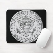 Großer Siegel-halber Dollar US Mousepad (Mit Mouse)
