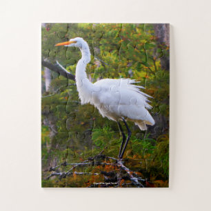 Großer Silberreiher Florida Puzzle