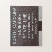 Großer Smokey Mountain North Carolina. Puzzle (Vertikal)