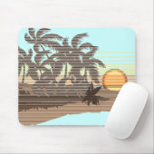Großer Sonnenuntergang Brown Mousepad (Mit Mouse)