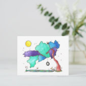 Großer Spaß auf der Bayou Ankündigungspostkarte (Stehend Vorderseite)