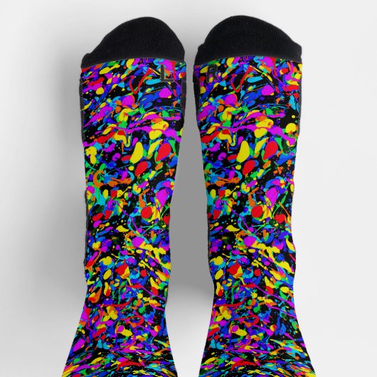 Grosser Spritzer - Athletische Socken (Oben)