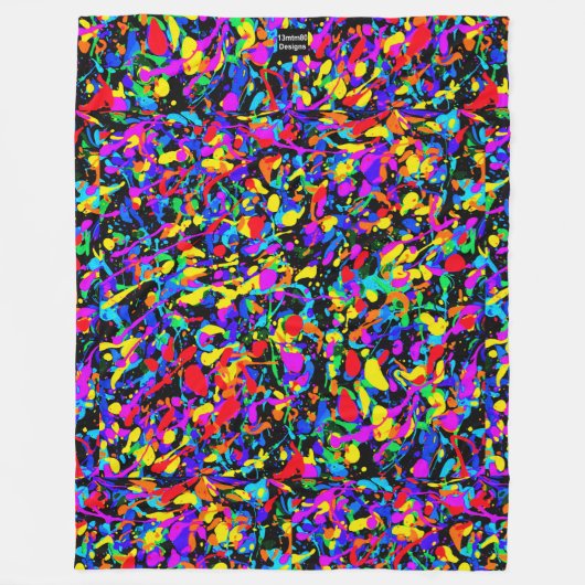 Grosser Spritzer - Fleece Blanket (Vorderseite)