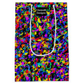 Grosser Spritzer - Geschenktasche Mittlere Geschenktüte (Rückseite)