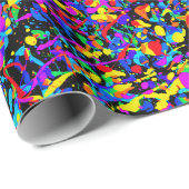 Grosser Spritzer - Papierumschlag Geschenkpapier (Rolleneckpunkt)