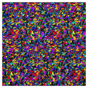 Großer Spritzer - Polyester-Poplin Stoff