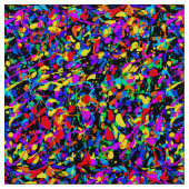 Grosser Spritzer - Polyester Poplin Stoff (Nahaufnahme)