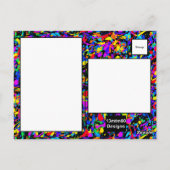 Grosser Spritzer - Postkarte (Rückseite)