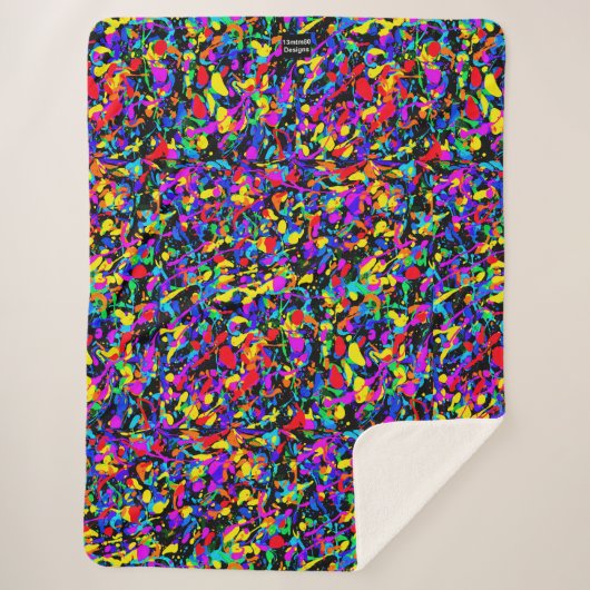 Großer Spritzer - Sherpa Blanket Sherpadecke (Vorderseite)