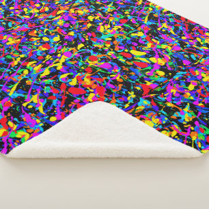 Großer Spritzer - Sherpa-Decke Sherpadecke