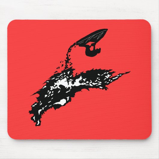 Großer Sprung des Jet-Skis Mousepad (Vorne)
