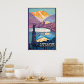 Großer St. Bernhard-Pass Wallis Schweiz Aosta Poster (Küche)
