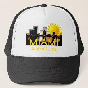 Großer Stadt-Hut MIAMIS Truckerkappe