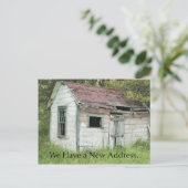 Großer Standort - Änderung der Adresskarte Ankündigungspostkarte (Stehend Vorderseite)