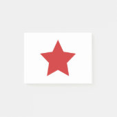 Großer Stern Post-it Klebezettel (Vorderseite)