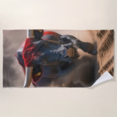 großer Stier Strandtuch (Vorderseite)