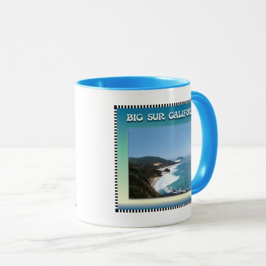 Großer Sur Meerblick II Kaliforniens Tasse (VorderseiteRechts)