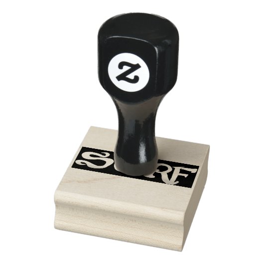 Großer Surf-Gummistempel mit Griff Gummistempel (Stempel)