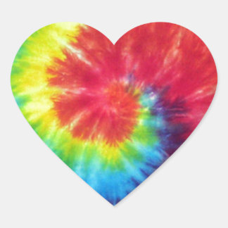 Grosser Swirl Herz-Aufkleber