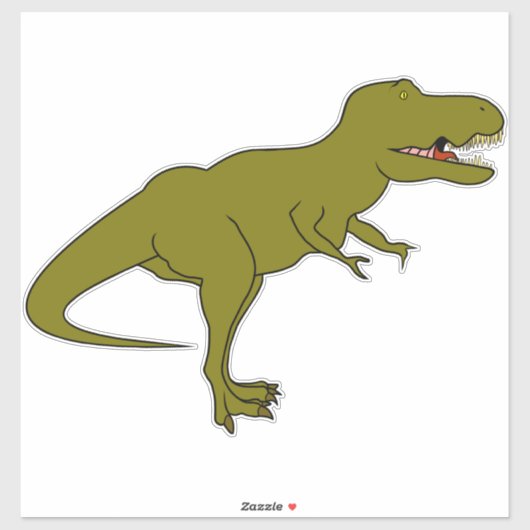 Großer T-REX-Aufkleber Aufkleber (Blatt)