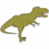 Großer T-REX-Aufkleber Aufkleber (Vorderseite)