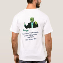 Großer T - Shirt! Funny Donald Trump Foto Name