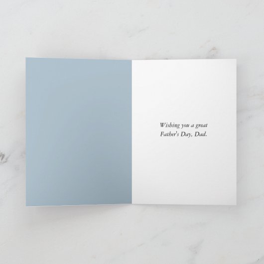 Großer Tag des Geschäftsmannes Vater Karte (Innenseite)