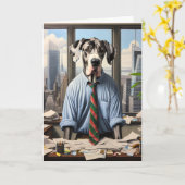 Großer Tag des Geschäftsmannes Vater Karte (Gelbe Blume)