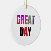 Großer Tag. Keramik Ornament (Rechts)