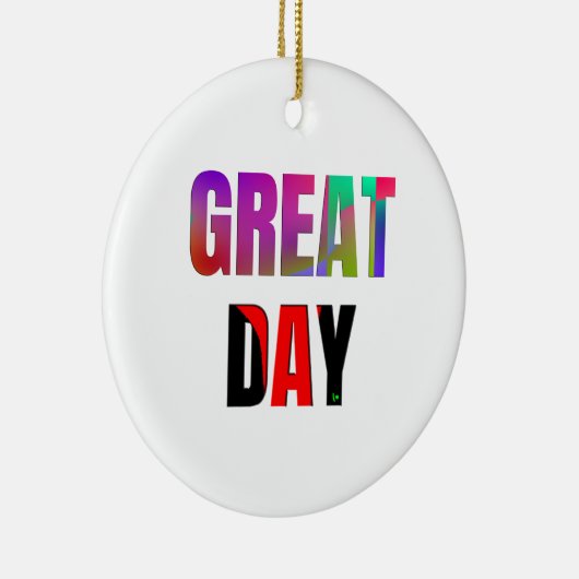 Großer Tag. Keramik Ornament (Rechts)