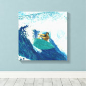 Großer Tag Leinwanddruck (Insitu (Holzboden))