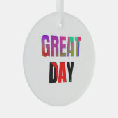 Großer Tag. Ornament Aus Glas (Vorderseite Rechts)