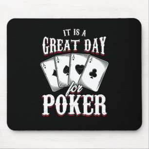 Großer Tag Poker Casino Karten Geschenk für Spiele Mousepad