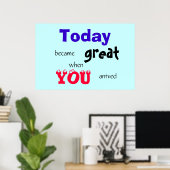 Großer Tag Poster (Heimbüro)