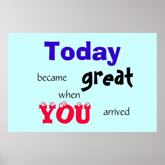 Großer Tag Poster (Vorne)