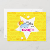 Großer Tag Postkarte (Vorne/Hinten)