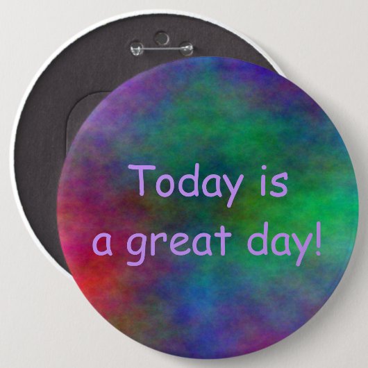 Großer Tagesknopf in 5 Größen Button (Vorne & Hinten)