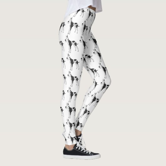 großer, täglicher Cartoon 2 Leggings (Rechts)