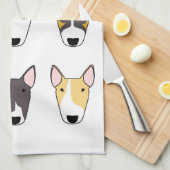 Großer Tee-Tuch-Teller-Stoff des Tyrann-(9 Geschirrtuch (Viertel Falte)