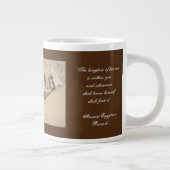 Großer Tempel der Jumbo-Kaffee-Tasse von Abu Simbe Jumbo-Tasse (Rechts)