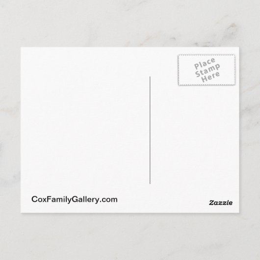 Großer Tempel Postkarte (Rückseite)