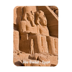 Großer Tempel von Abu Simbel - Ramses II. - Ägypte Magnet