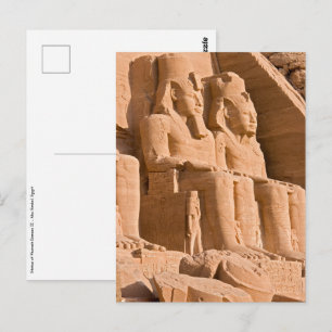 Großer Tempel von Abu Simbel - Ramses II. - Ägypte Postkarte