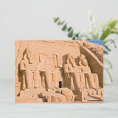 Großer Tempel von Abu Simbel - Ramses II - Ägypten Einladung (Stehend Vorderseite)