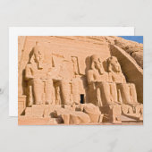 Großer Tempel von Abu Simbel - Ramses II - Ägypten Einladung (Vorne/Hinten)