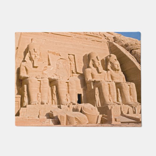 Großer Tempel von Abu Simbel - Ramses II - Ägypten Fußmatte (Vorderseite)
