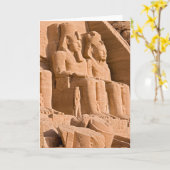Großer Tempel von Abu Simbel - Ramses II - Ägypten Karte (Gelbe Blume)